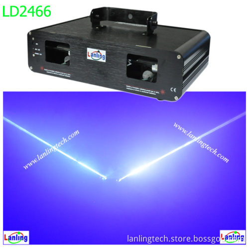 2 Head Blue Fat Beam Laser Light Professional Lighting